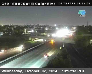 SB 805 at El Cajon Blvd (On Ramp)