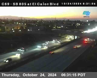 SB 805 at El Cajon Blvd (On Ramp)