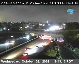 SB 805 at El Cajon Blvd (On Ramp)