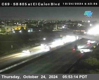 SB 805 at El Cajon Blvd (On Ramp)