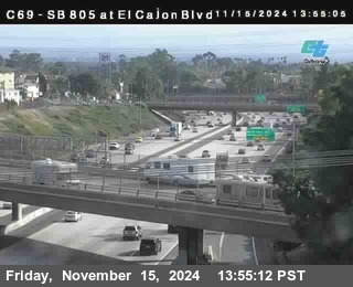 SB 805 at El Cajon Blvd (On Ramp)