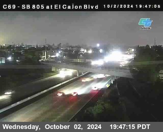 SB 805 at El Cajon Blvd (On Ramp)