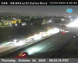 SB 805 at El Cajon Blvd (On Ramp)