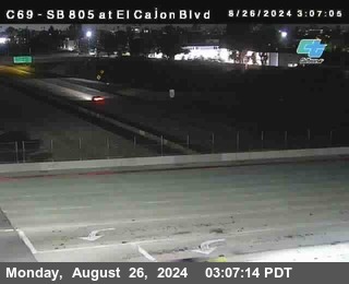 SB 805 at El Cajon Blvd (On Ramp)