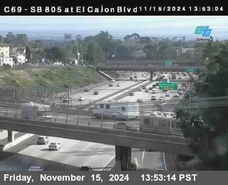 SB 805 at El Cajon Blvd (On Ramp)