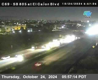 SB 805 at El Cajon Blvd (On Ramp)