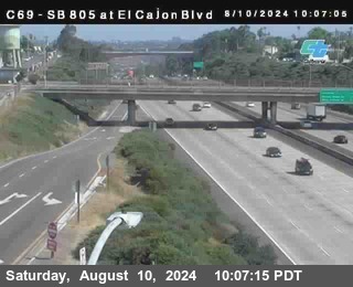 SB 805 at El Cajon Blvd (On Ramp)