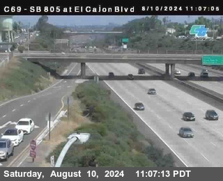 SB 805 at El Cajon Blvd (On Ramp)