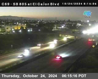 SB 805 at El Cajon Blvd (On Ramp)