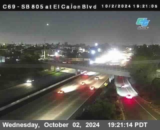 SB 805 at El Cajon Blvd (On Ramp)