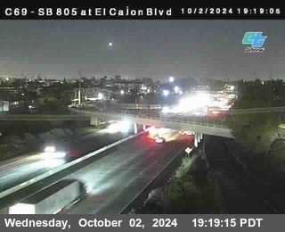 SB 805 at El Cajon Blvd (On Ramp)