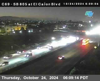 SB 805 at El Cajon Blvd (On Ramp)