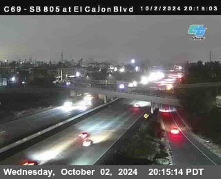 SB 805 at El Cajon Blvd (On Ramp)