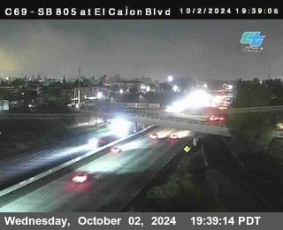 SB 805 at El Cajon Blvd (On Ramp)