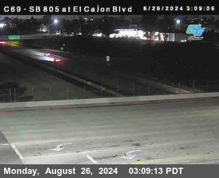 SB 805 at El Cajon Blvd (On Ramp)