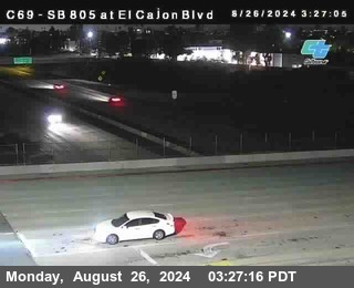 SB 805 at El Cajon Blvd (On Ramp)