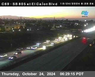 SB 805 at El Cajon Blvd (On Ramp)