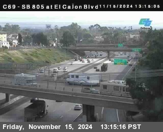 SB 805 at El Cajon Blvd (On Ramp)