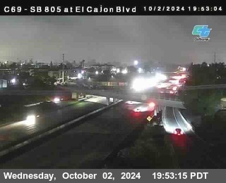 SB 805 at El Cajon Blvd (On Ramp)