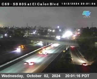 SB 805 at El Cajon Blvd (On Ramp)