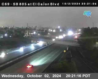 SB 805 at El Cajon Blvd (On Ramp)