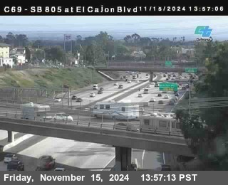 SB 805 at El Cajon Blvd (On Ramp)