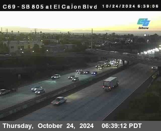 SB 805 at El Cajon Blvd (On Ramp)