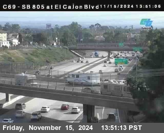 SB 805 at El Cajon Blvd (On Ramp)