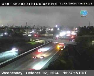 SB 805 at El Cajon Blvd (On Ramp)