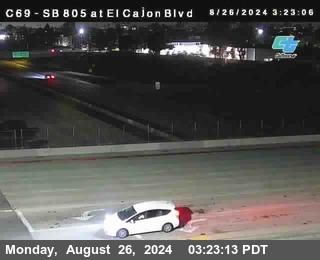 SB 805 at El Cajon Blvd (On Ramp)