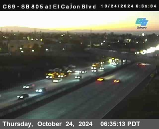 SB 805 at El Cajon Blvd (On Ramp)