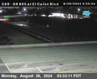 SB 805 at El Cajon Blvd (On Ramp)