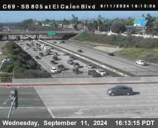 SB 805 at El Cajon Blvd (On Ramp)