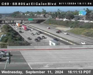 SB 805 at El Cajon Blvd (On Ramp)