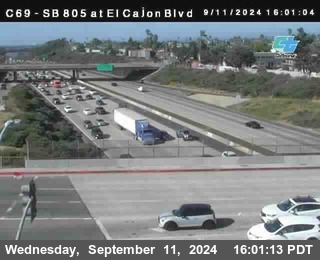 SB 805 at El Cajon Blvd (On Ramp)