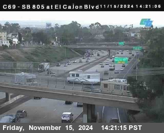 SB 805 at El Cajon Blvd (On Ramp)