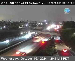 SB 805 at El Cajon Blvd (On Ramp)