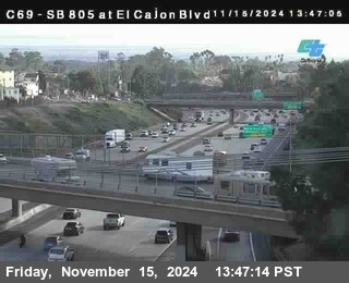 SB 805 at El Cajon Blvd (On Ramp)