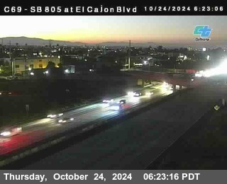 SB 805 at El Cajon Blvd (On Ramp)