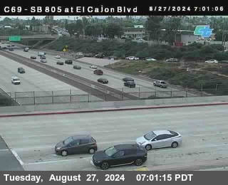 SB 805 at El Cajon Blvd (On Ramp)