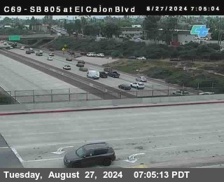 SB 805 at El Cajon Blvd (On Ramp)