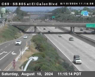 SB 805 at El Cajon Blvd (On Ramp)