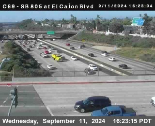 SB 805 at El Cajon Blvd (On Ramp)