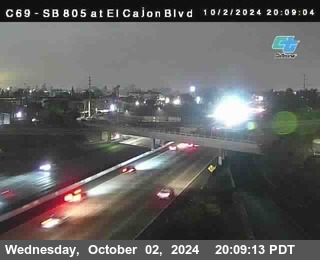 SB 805 at El Cajon Blvd (On Ramp)