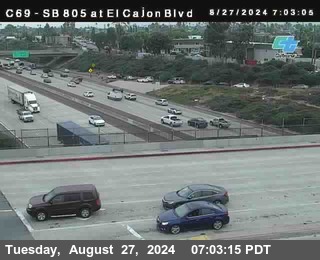 SB 805 at El Cajon Blvd (On Ramp)