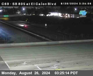 SB 805 at El Cajon Blvd (On Ramp)