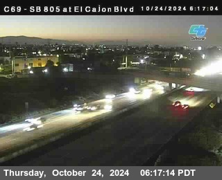 SB 805 at El Cajon Blvd (On Ramp)