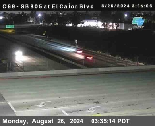 SB 805 at El Cajon Blvd (On Ramp)