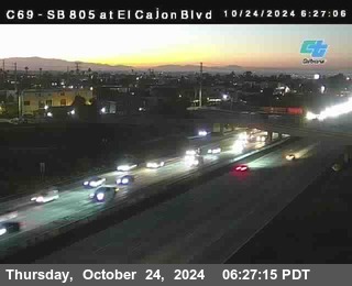 SB 805 at El Cajon Blvd (On Ramp)