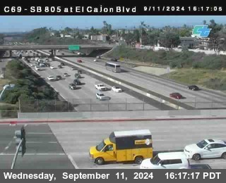 SB 805 at El Cajon Blvd (On Ramp)